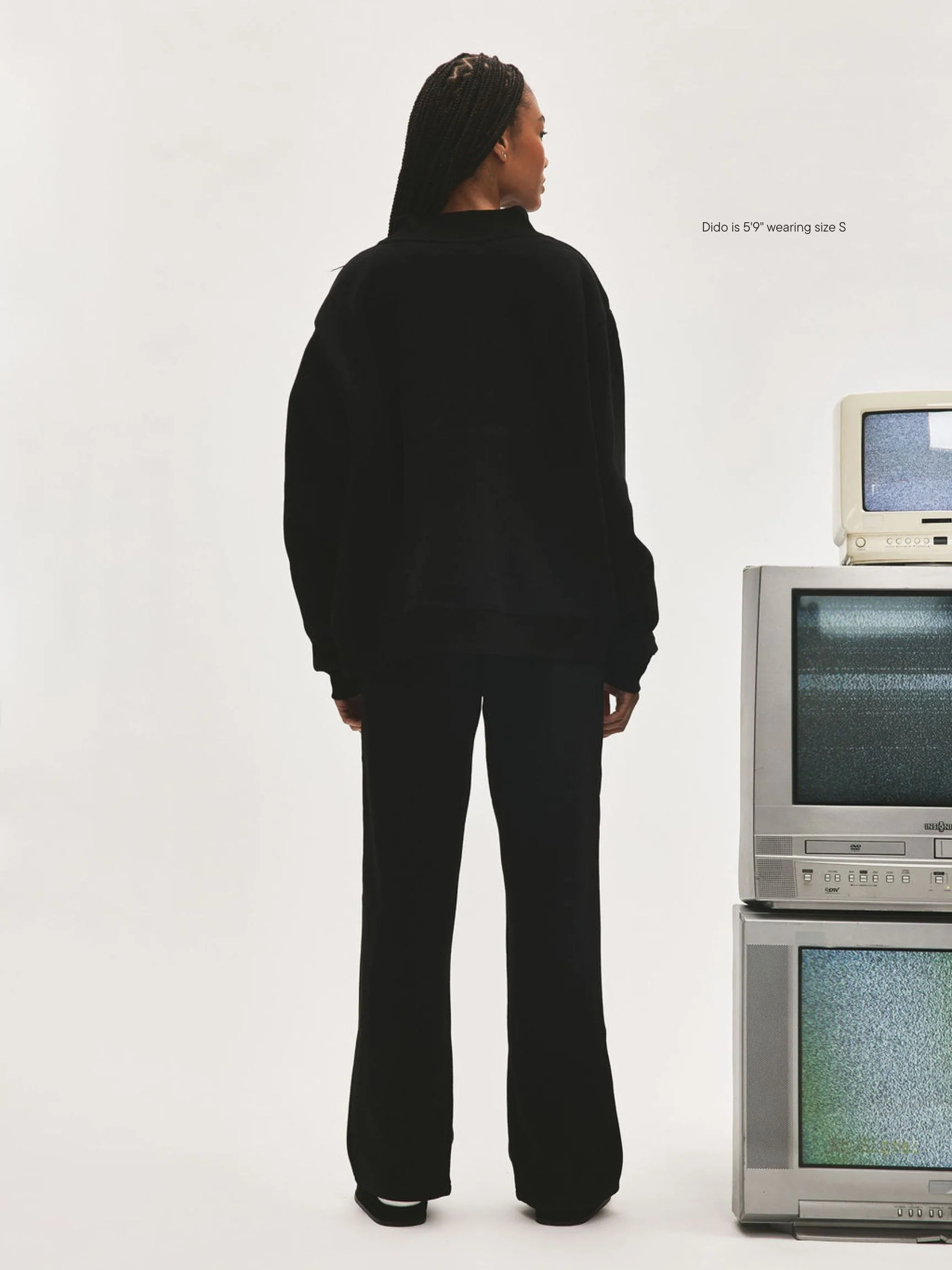 Boxer Sweatpants - Black - Image 3