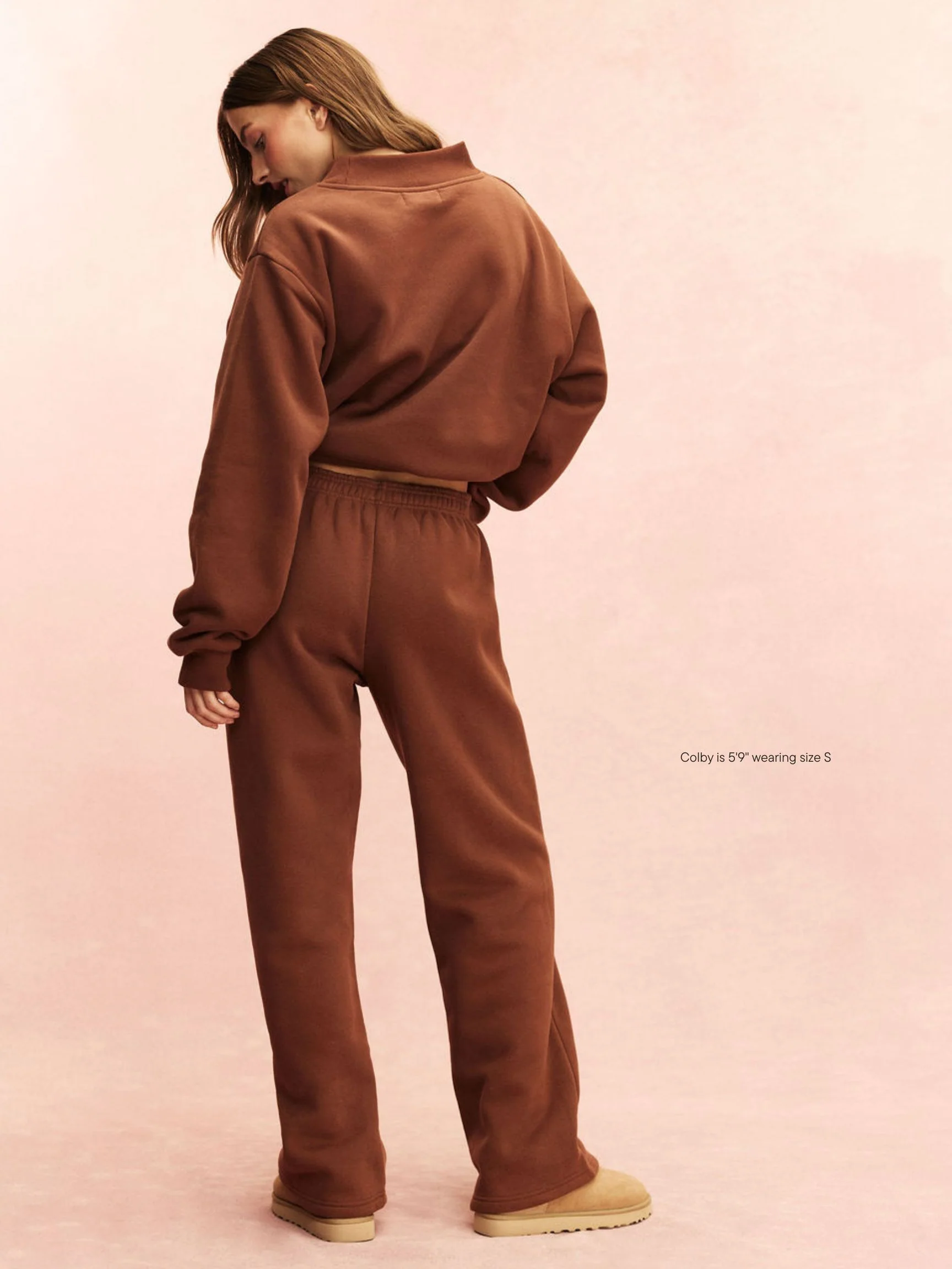 Boxer Sweatpants - Mocha - Image 4