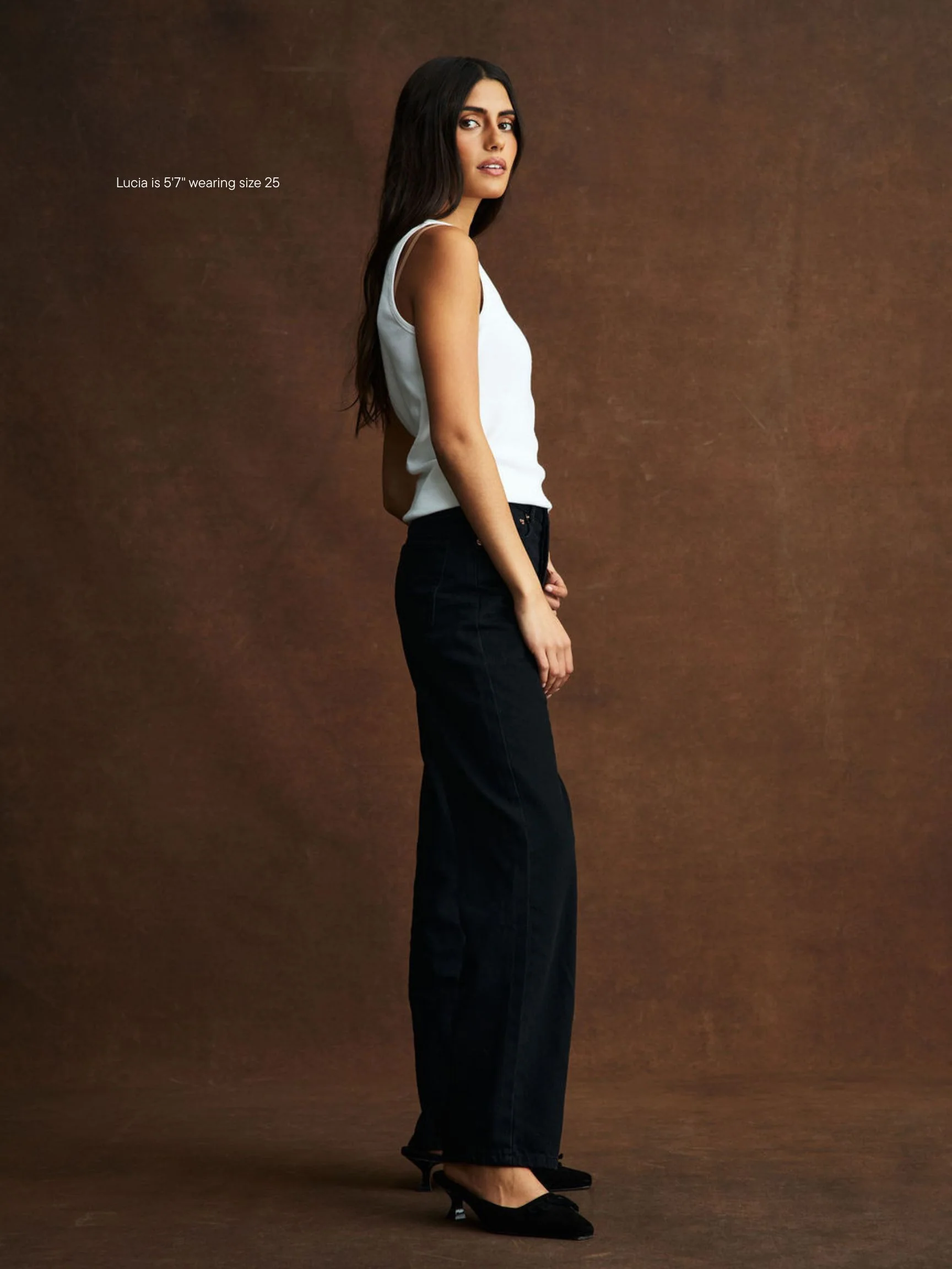 Classic Straight Jeans - Black - Image 3