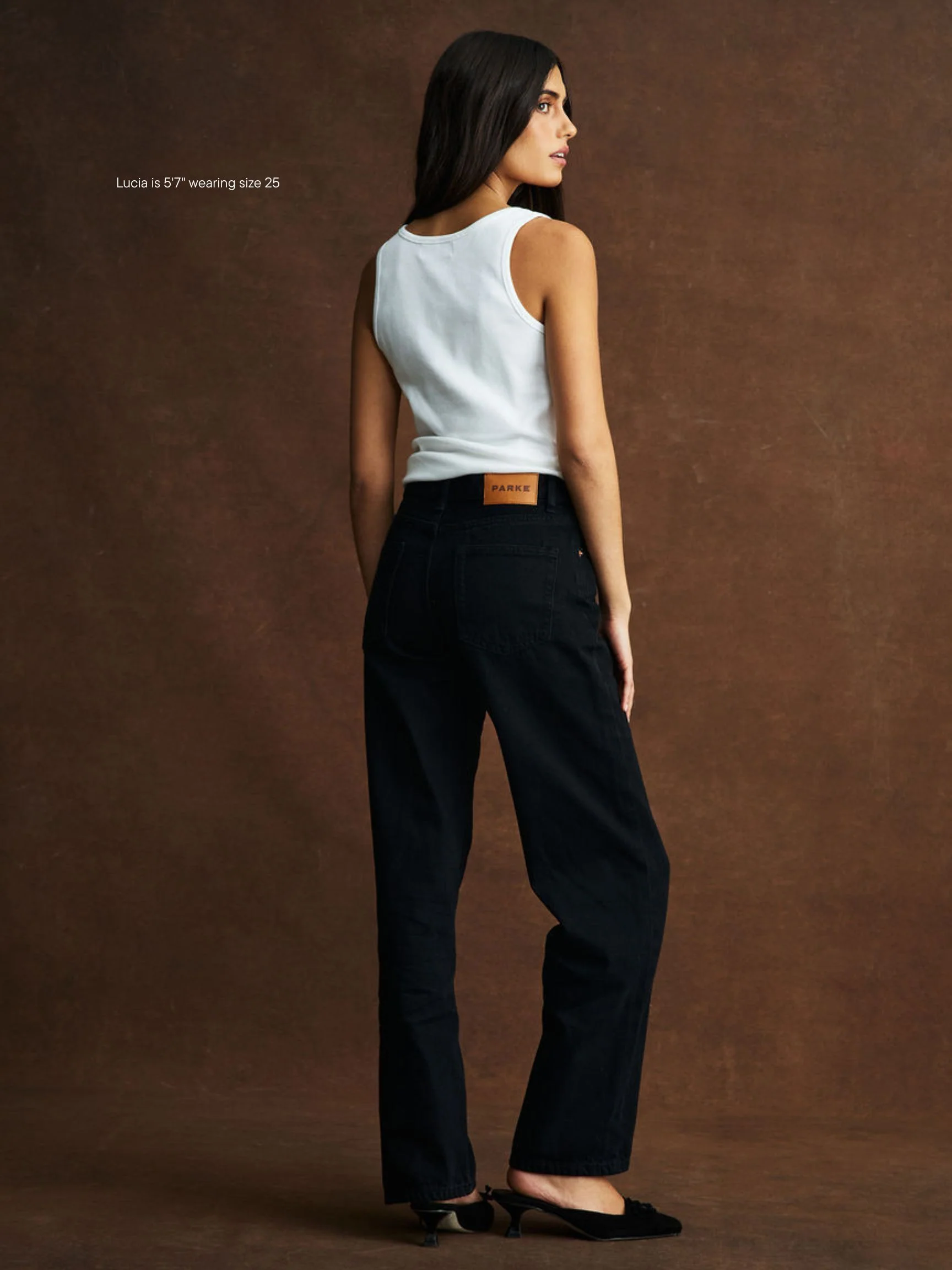 Classic Straight Jeans - Black - Image 4