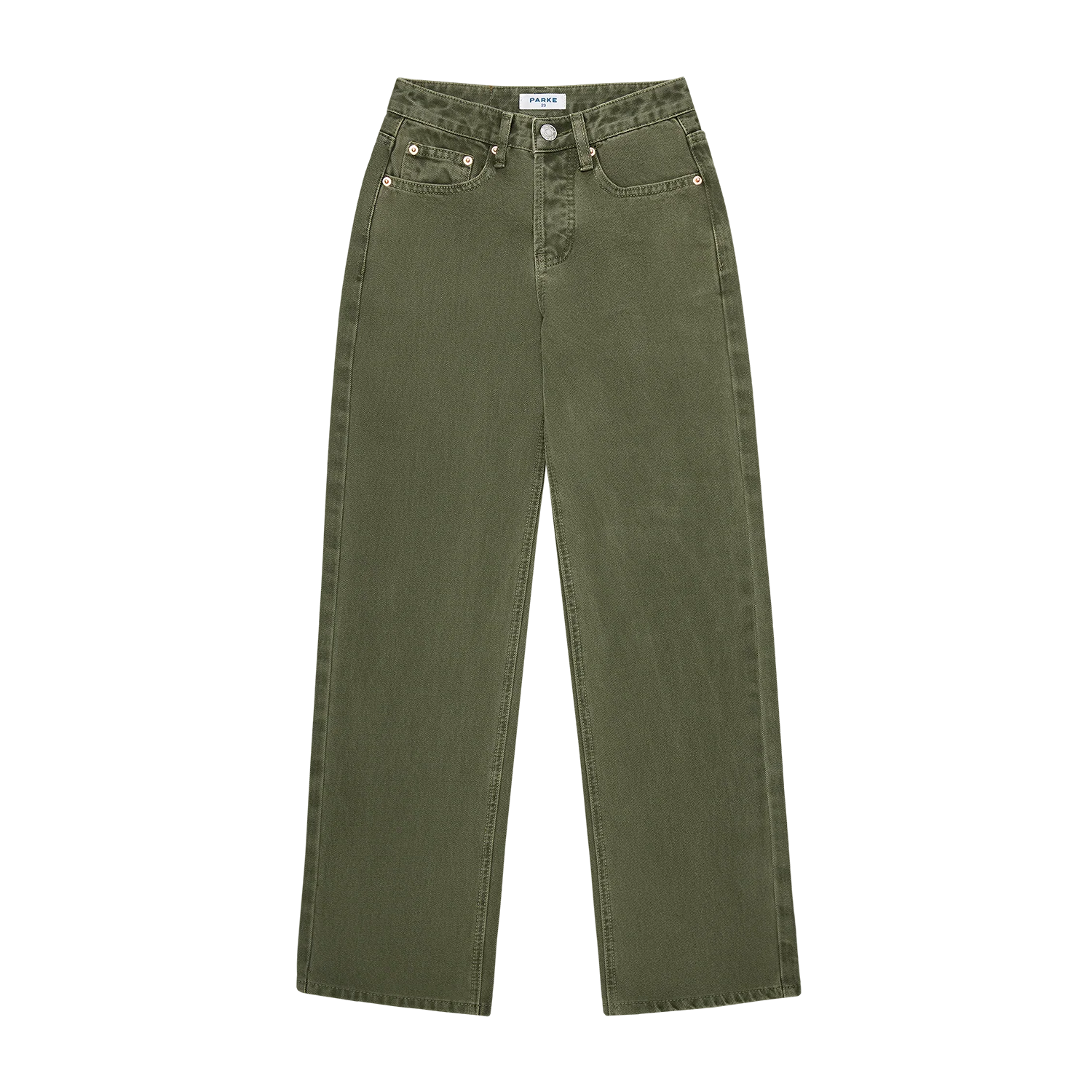 Classic Straight Jeans - Olive