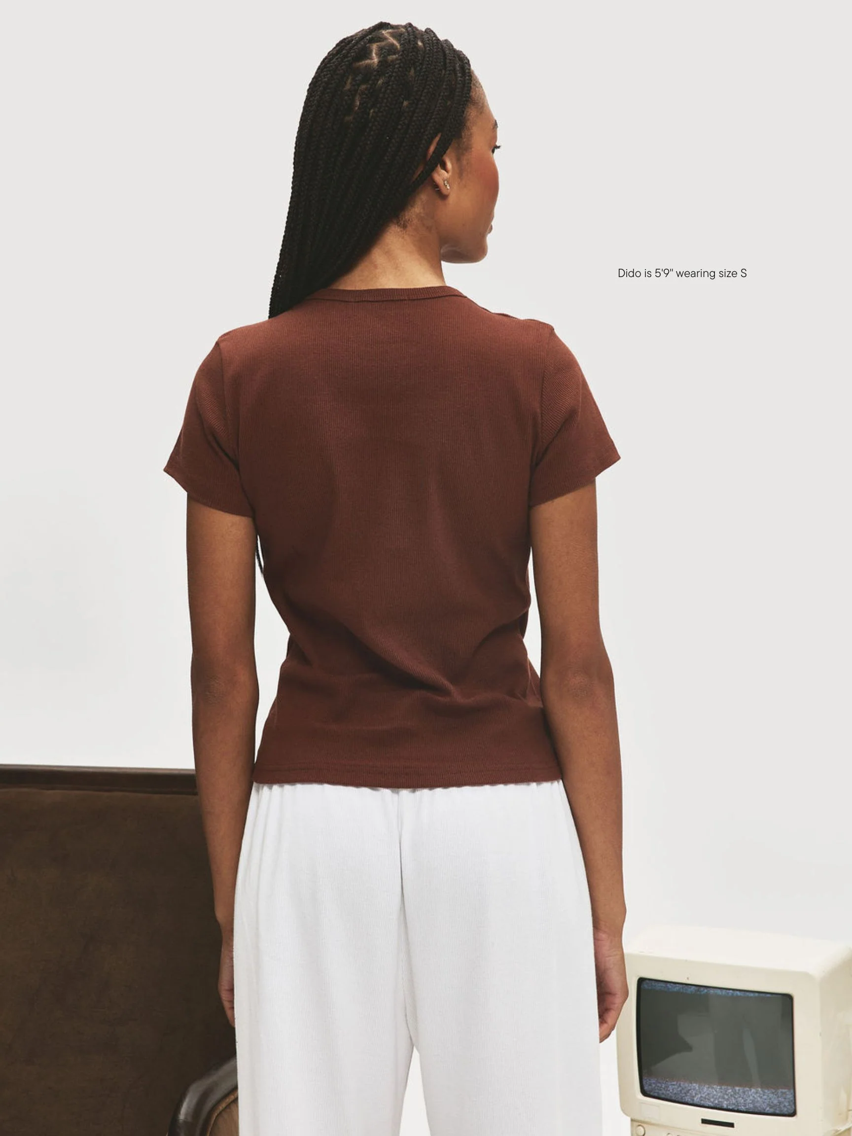 Ribbed Short Sleeve T-Shirt - Image 8