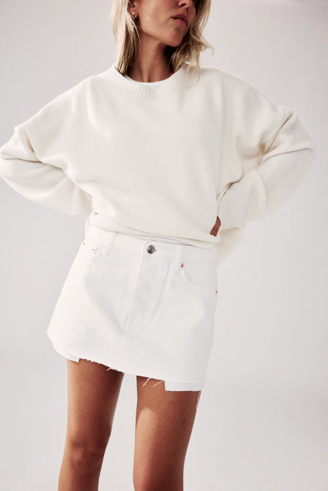 Denim Mini Skirt - Image 9