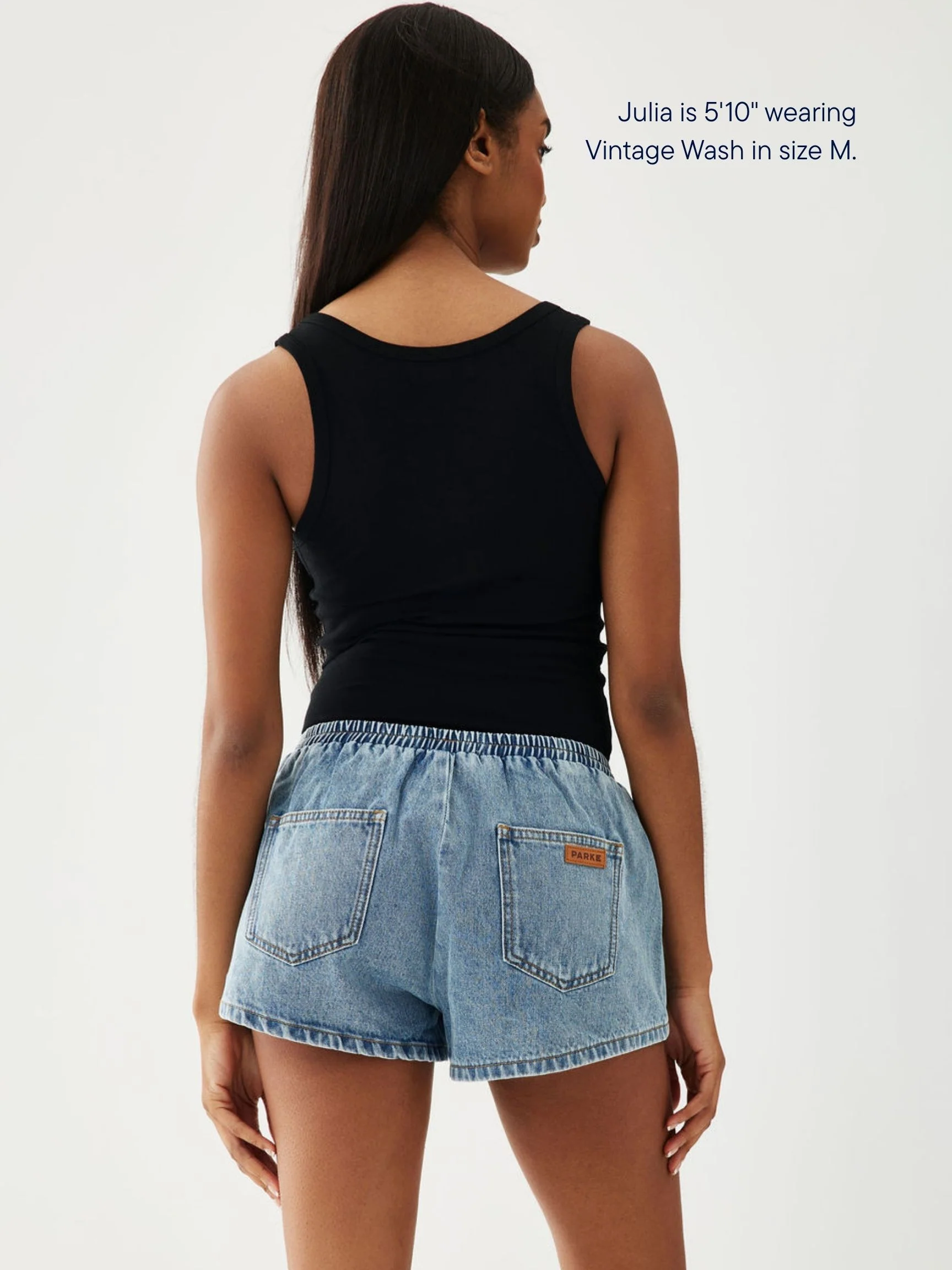 Elastic Denim Short - Image 9