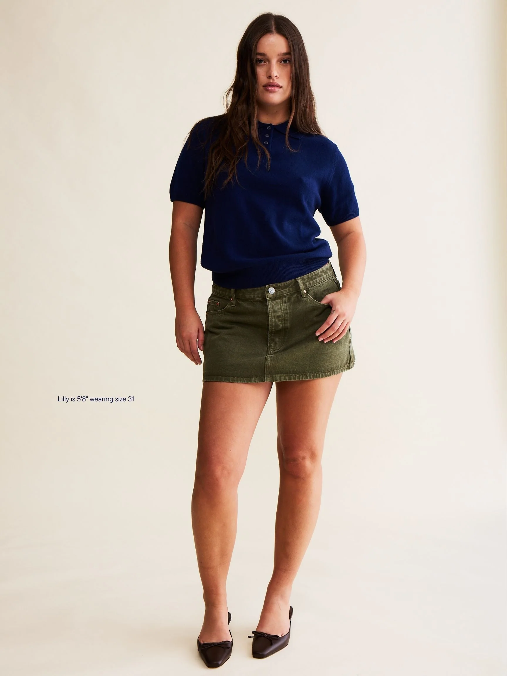 Finished Denim Mini Skirt - Image 22