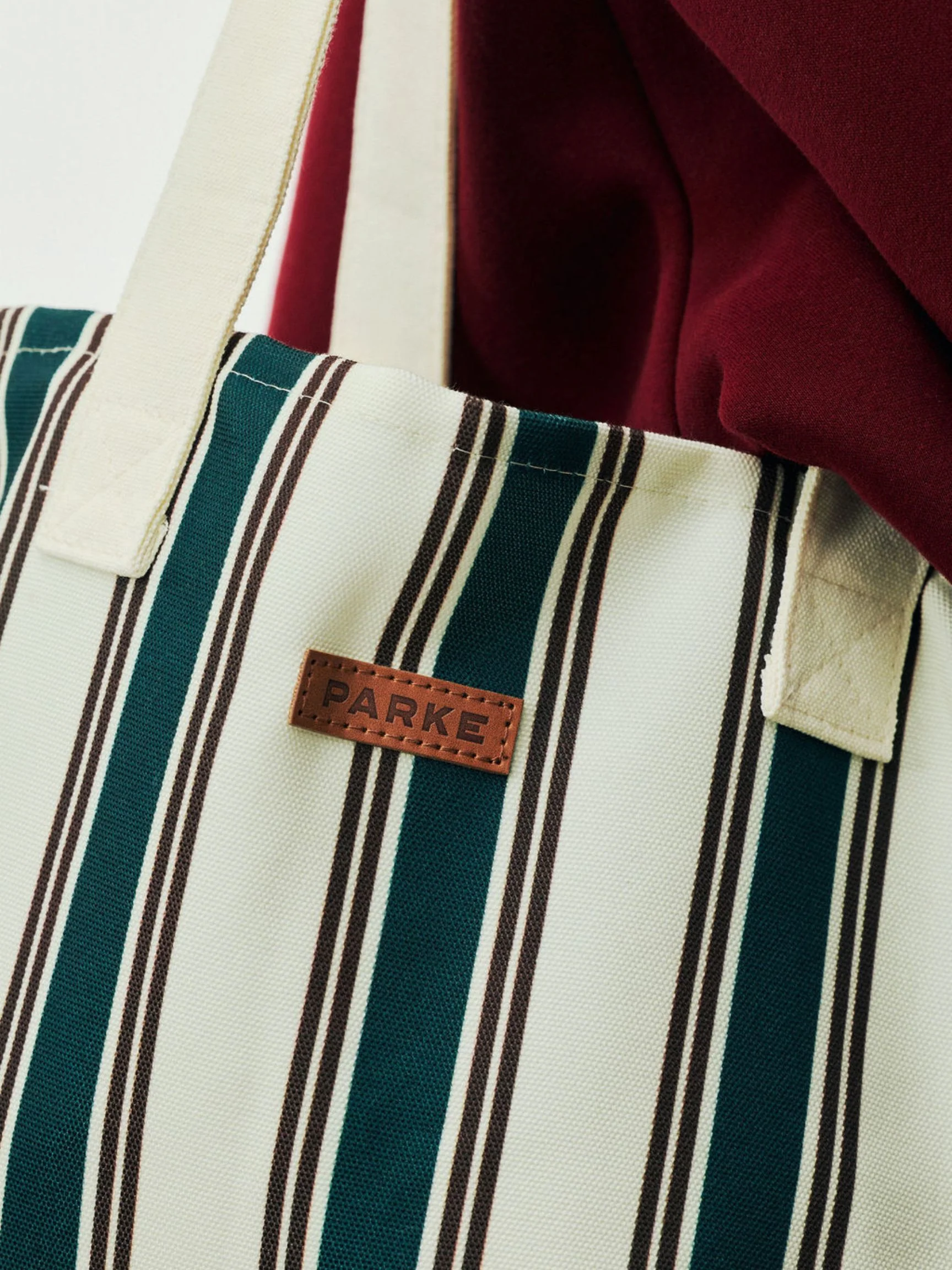 Holiday Striped Tote - Image 3
