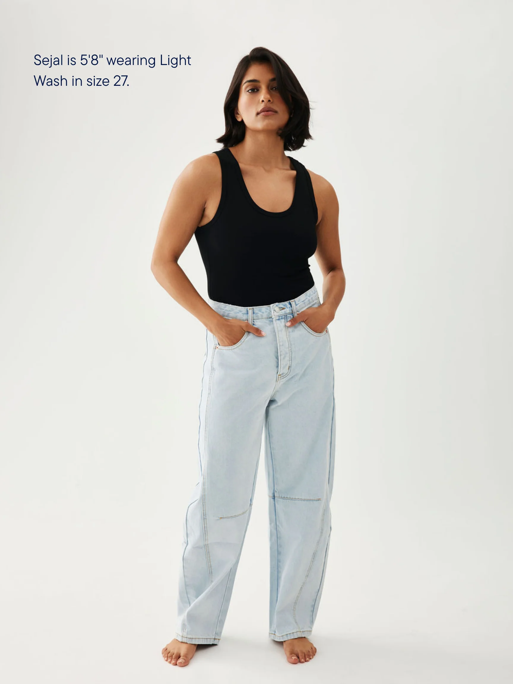 Horseshoe Jeans - Light Wash - Image 2