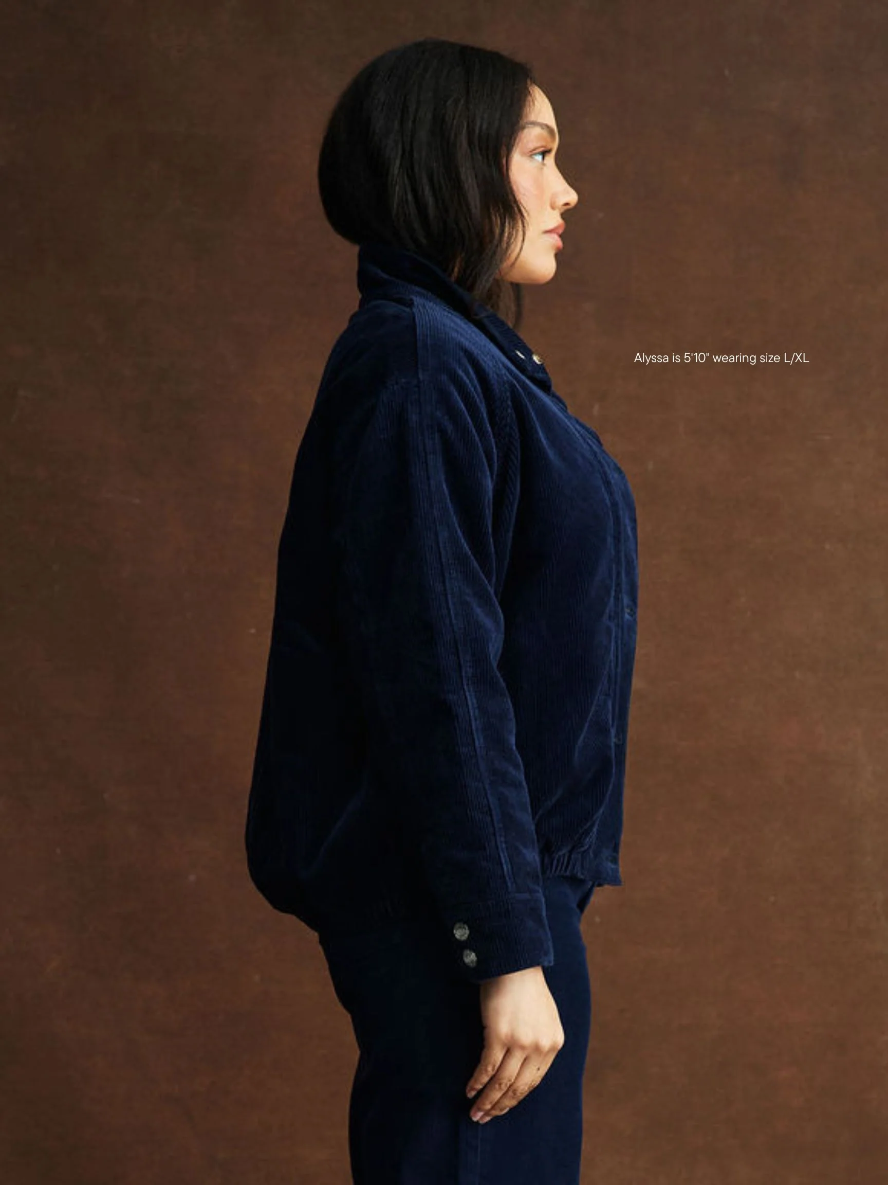Lined Corduroy Bomber Jacket - Image 3