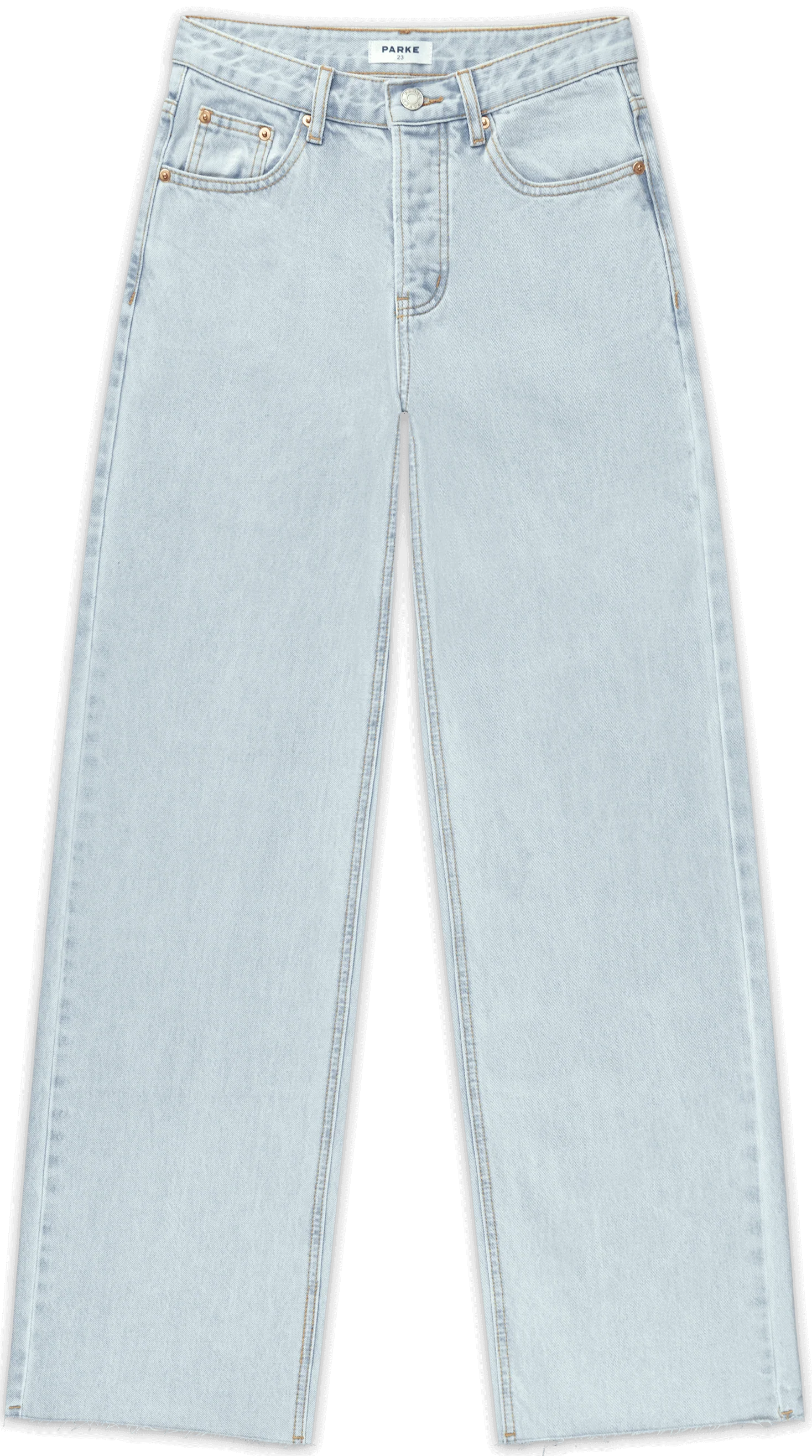 Low Rise Baggy Jeans - Light Wash