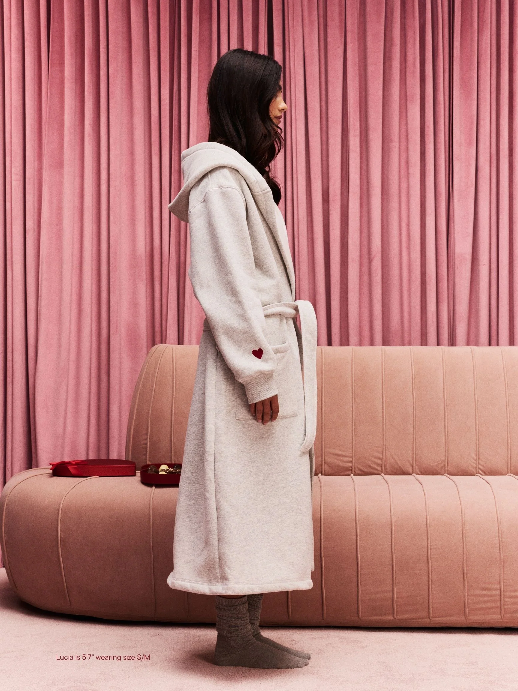 Valentine's Robe - Classic Grey - Image 3