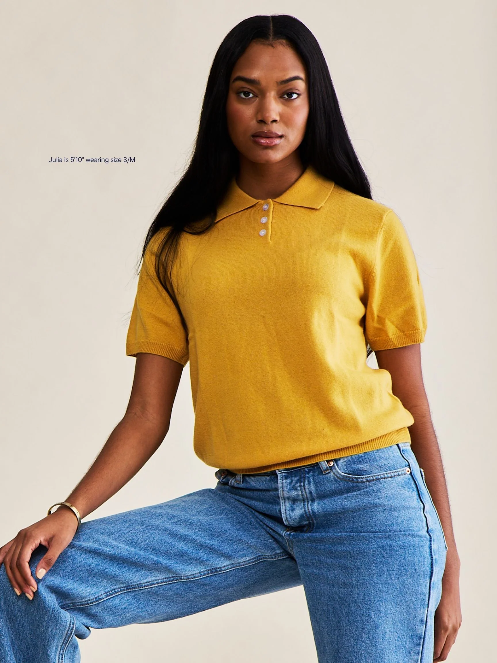 Short Sleeve Classic Polo Sweater - Image 10