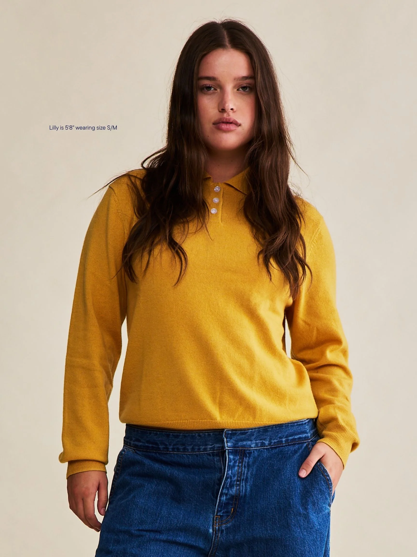 Long Sleeve Classic Polo Sweater - Image 4