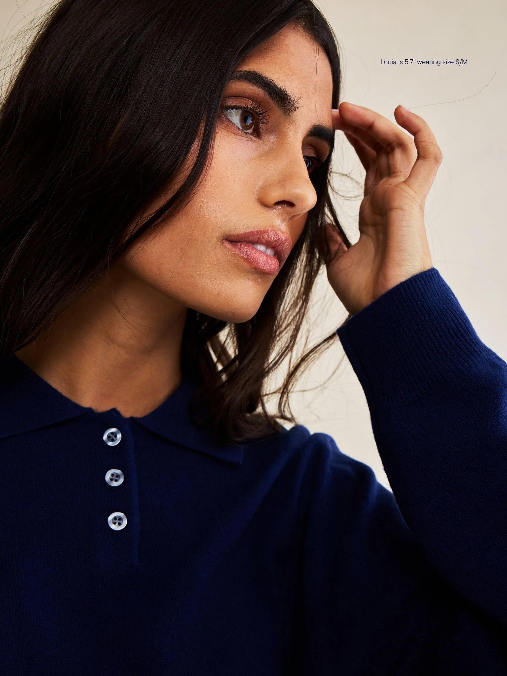 Long Sleeve Classic Polo Sweater - Image 6