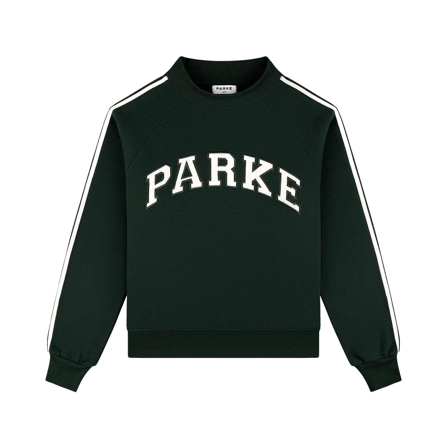 Sport Stripe Mockneck - Forest