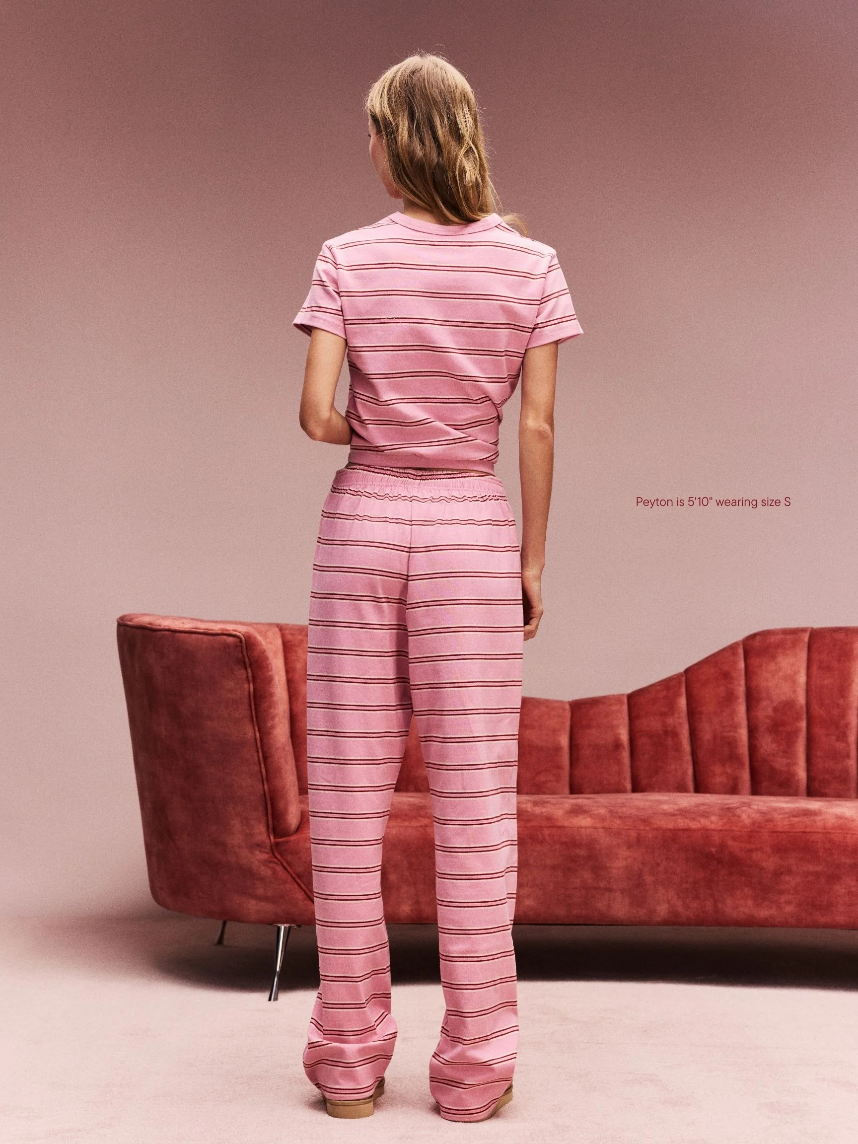 Preorder Striped Cotton Boxer Pants - Sweetheart Stripe - Image 4