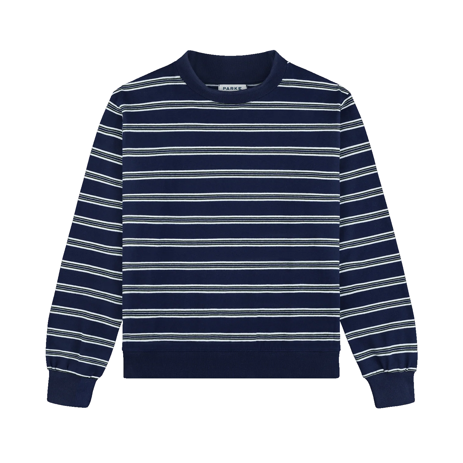 Holiday Striped Mockneck Pullover - Image 3