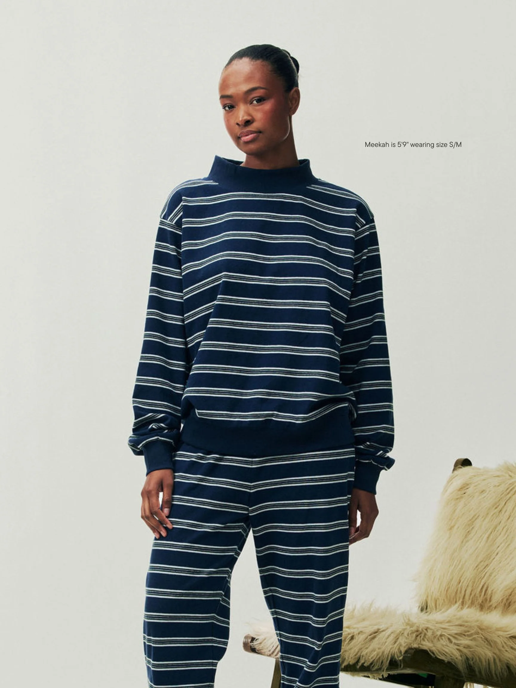 Holiday Striped Mockneck Pullover - Image 4