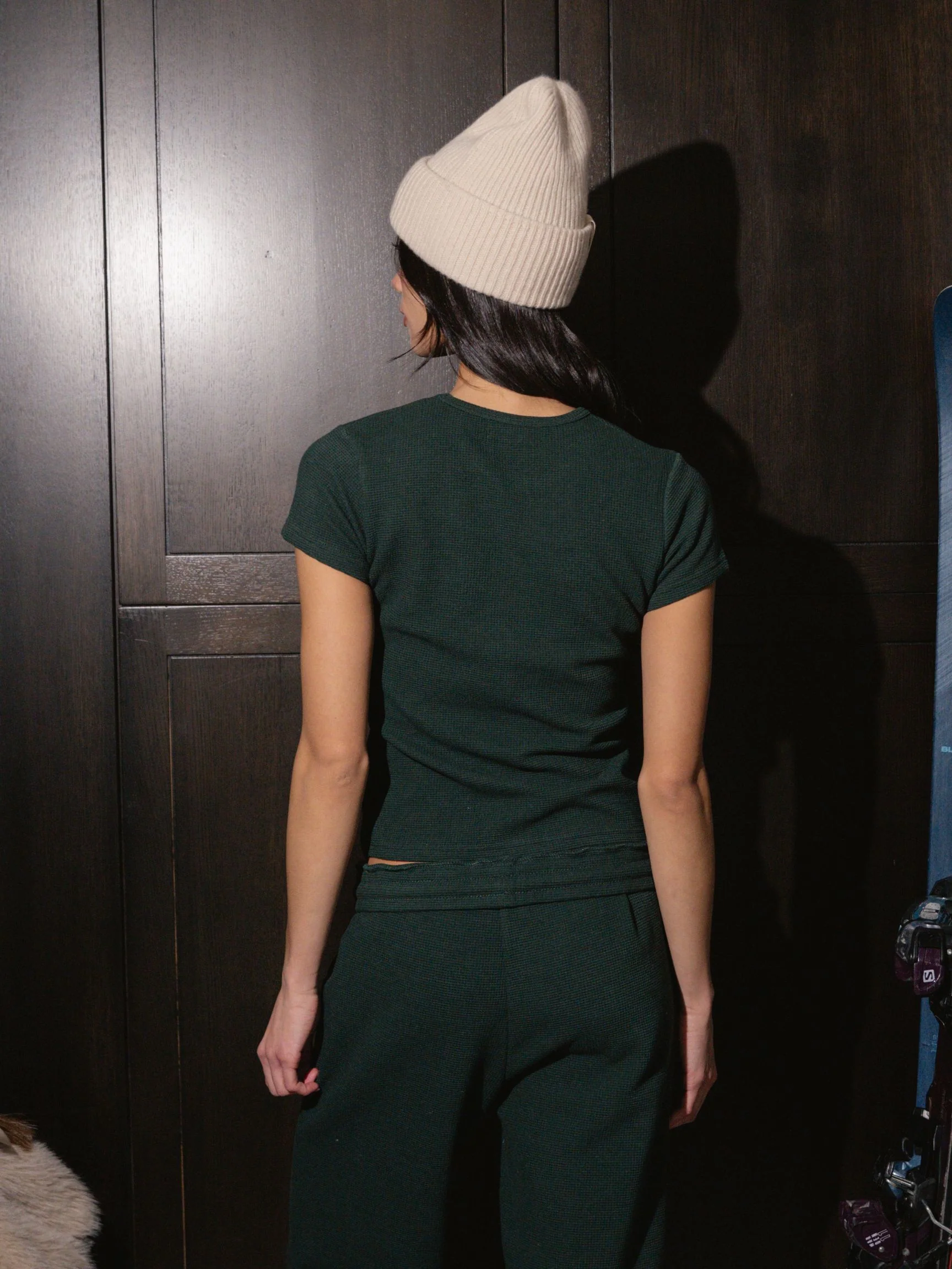 Waffle T-Shirt - Forest - Image 4